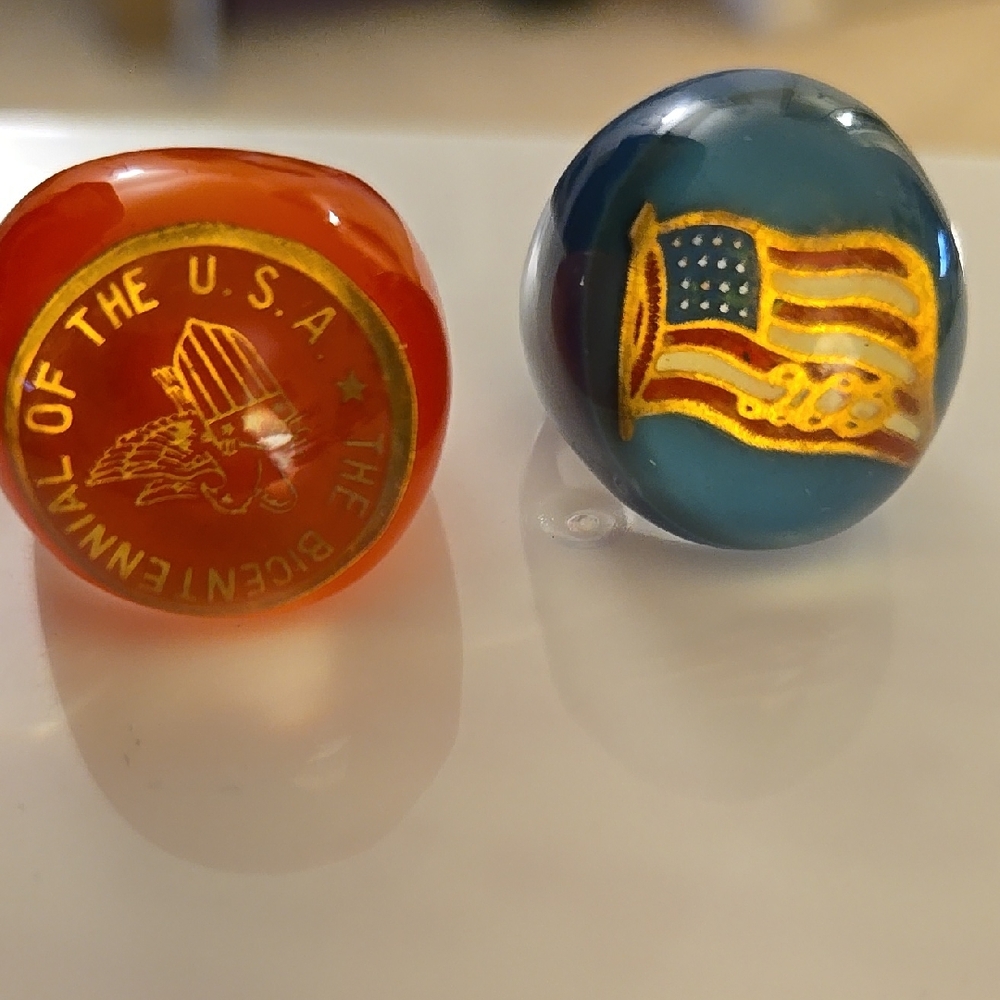 Vintage USA Bicentennial Rings